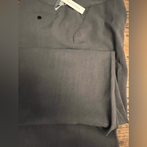 NWT Adrienne Vittidini Smoke Grey Dress Pants w/ Pockets!! Gotgeous!! - Picture 5 of 8